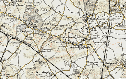 Old map of Brackenhill in 1903