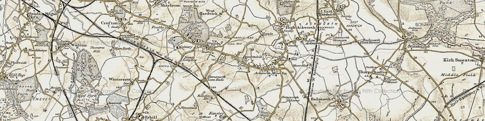 Old map of Brackenhill in 1903