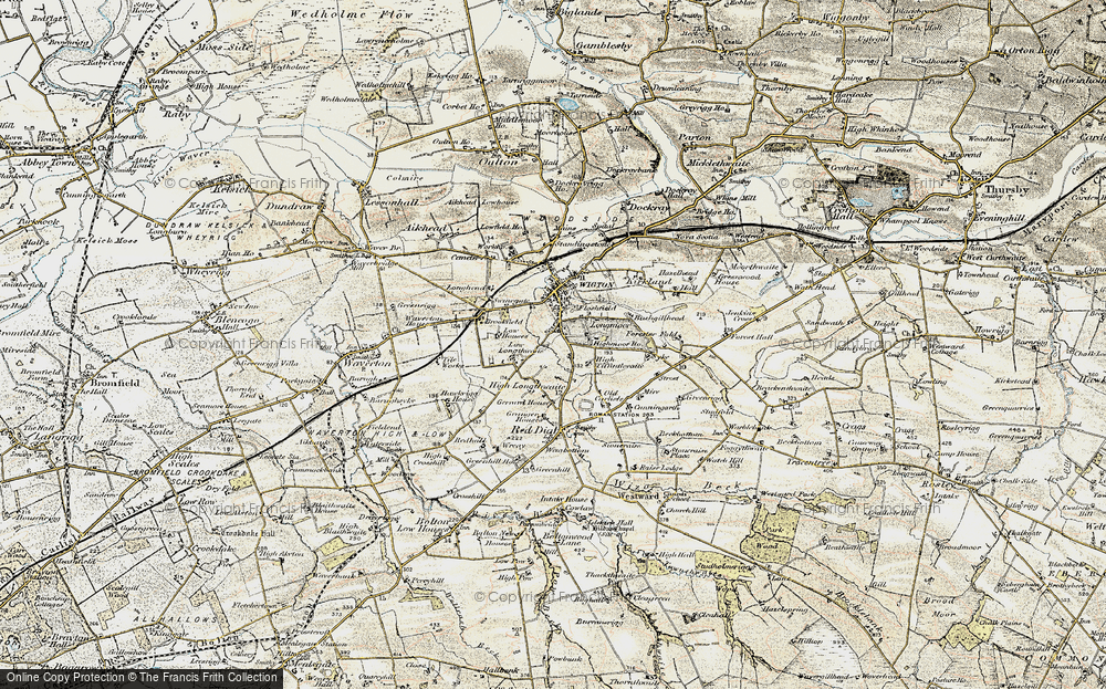 Old Map of Brackenlands, 1901-1904 in 1901-1904