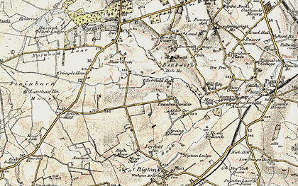 Old map of Brackenthwaite in 1903-1904