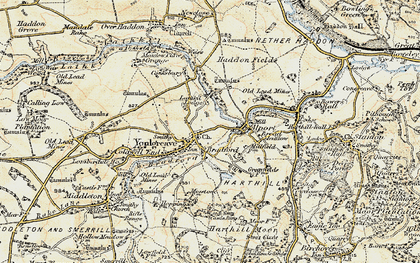 Old map of Bradford in 1902-1903