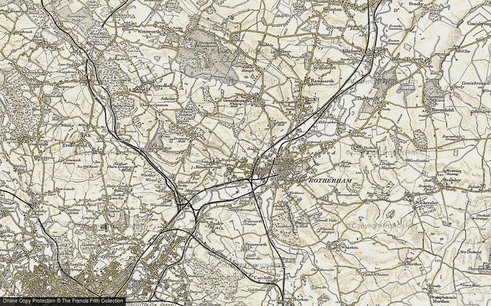 Old Map of Bradgate, 1903 in 1903