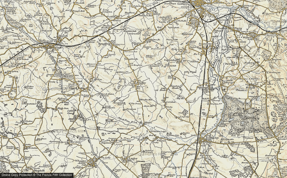 Old Map of Historic Map covering Barton in 1902