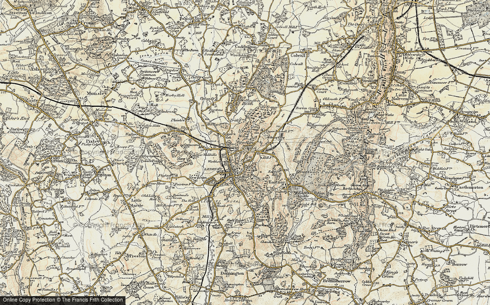 Old Map of Bradlow, 1899-1901 in 1899-1901