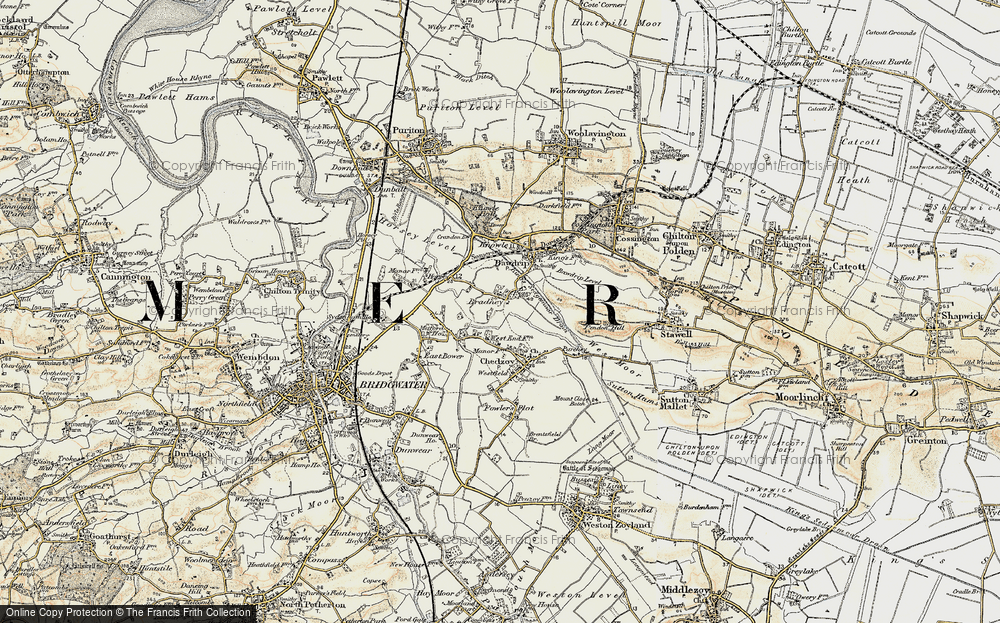 Old Map of Bradney, 1898-1900 in 1898-1900