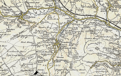 Old map of Bradwell in 1902-1903