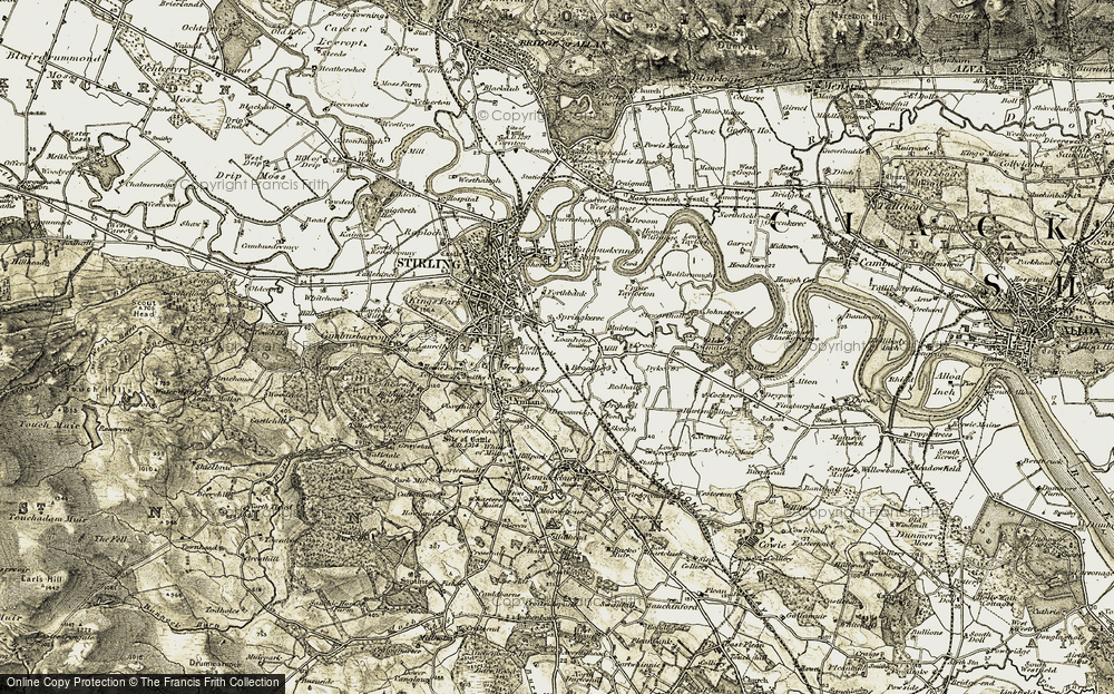 Old Map of Braehead, 1904-1907 in 1904-1907