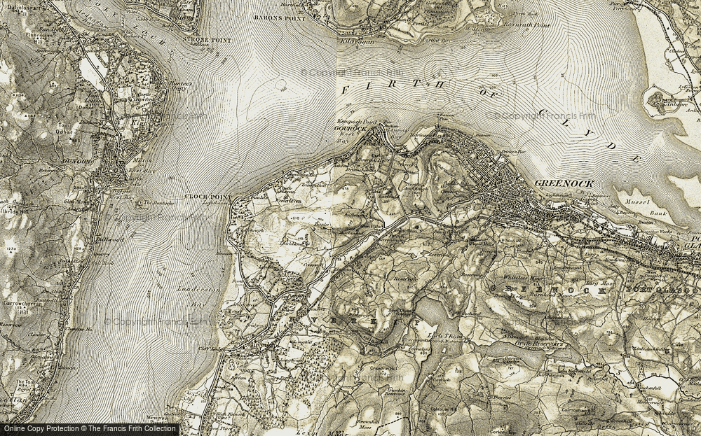 Old Map of Braeside, 1905-1907 in 1905-1907