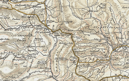 Old map of Braichyfedw in 1902-1903