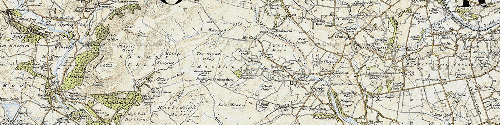 Old map of Toffit Ing in 1903-1904