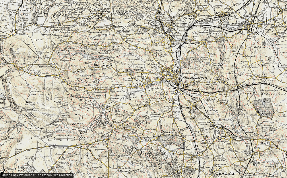 Old Map of Brampton, 1902-1903 in 1902-1903