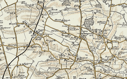 Old map of Brampton Street in 1901-1902