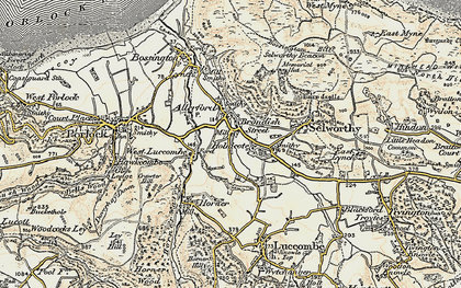 Old map of Brandish Street in 1900