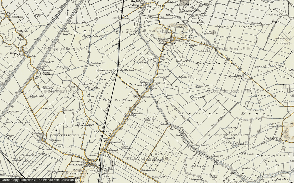Old Map of Brandon Creek, 1901 in 1901