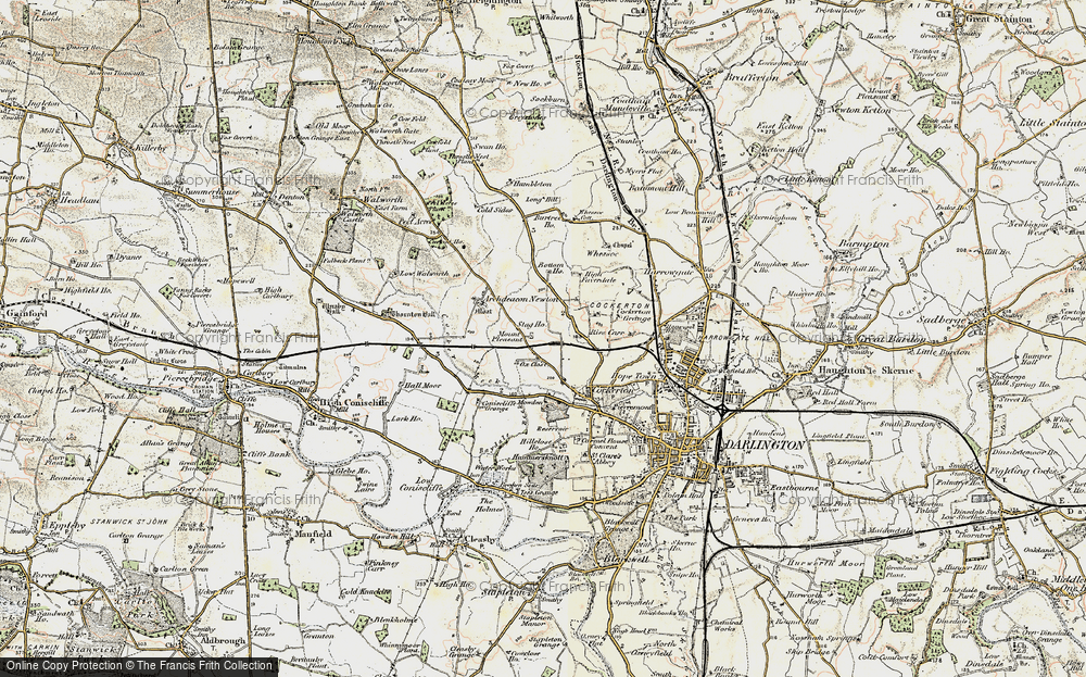 Old Map of Branksome, 1903-1904 in 1903-1904