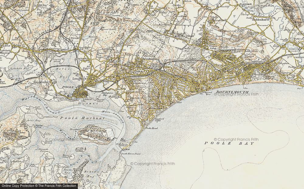 Old Map of Branksome Park, 1899-1909 in 1899-1909