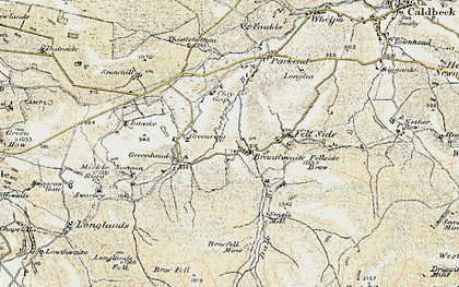Old map of Willy Knot in 1901-1904