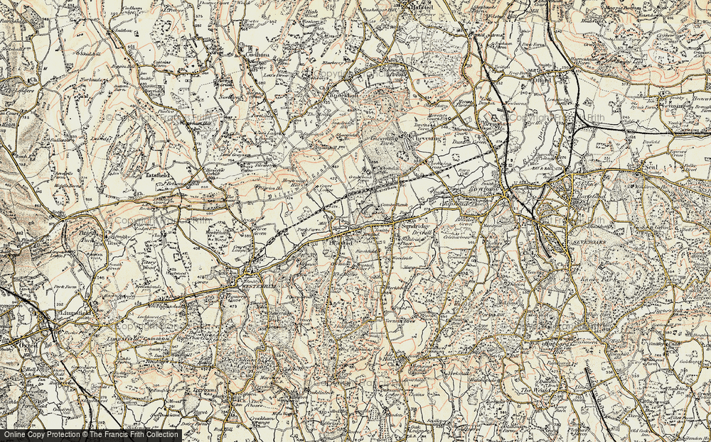 Old Map of Brasted, 1897-1902 in 1897-1902