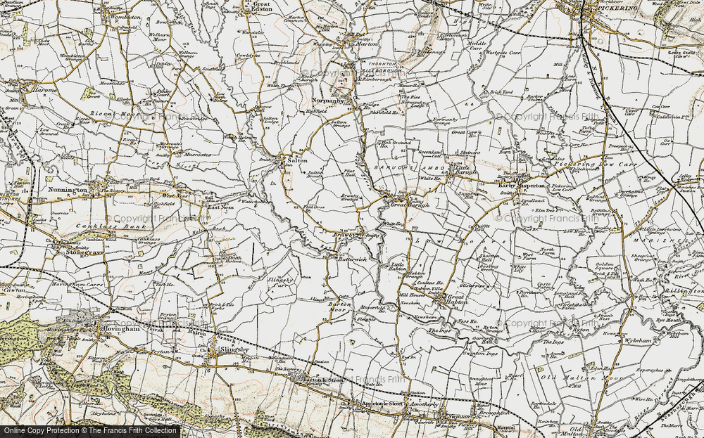 Old Map of Brawby, 1903-1904 in 1903-1904