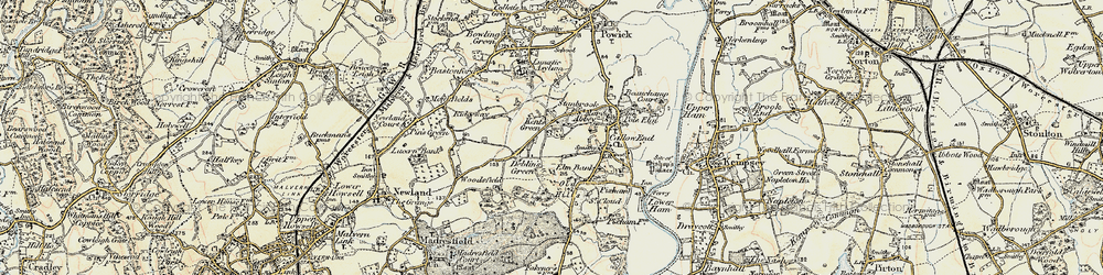 Old map of Brayswick in 1899-1901