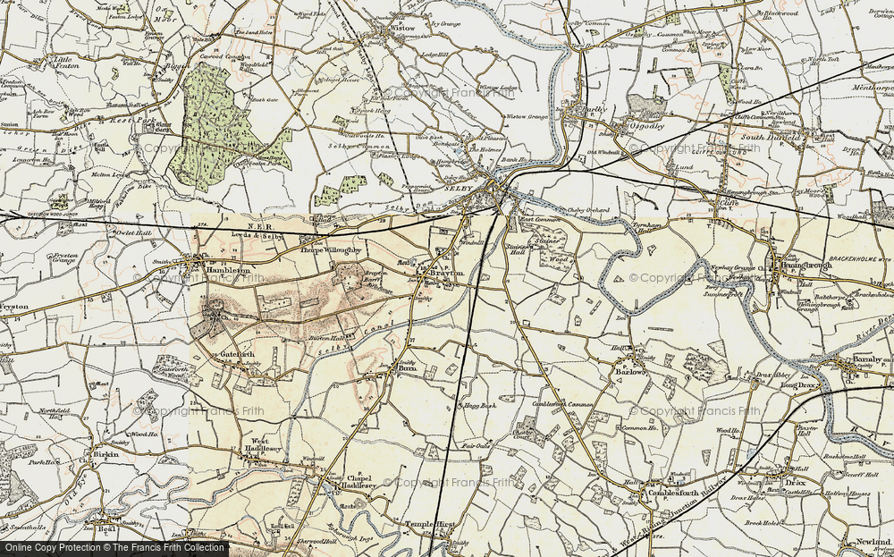 Old Map of Brayton, 1903 in 1903