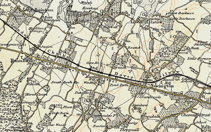 Old map of Breach in 1897-1898