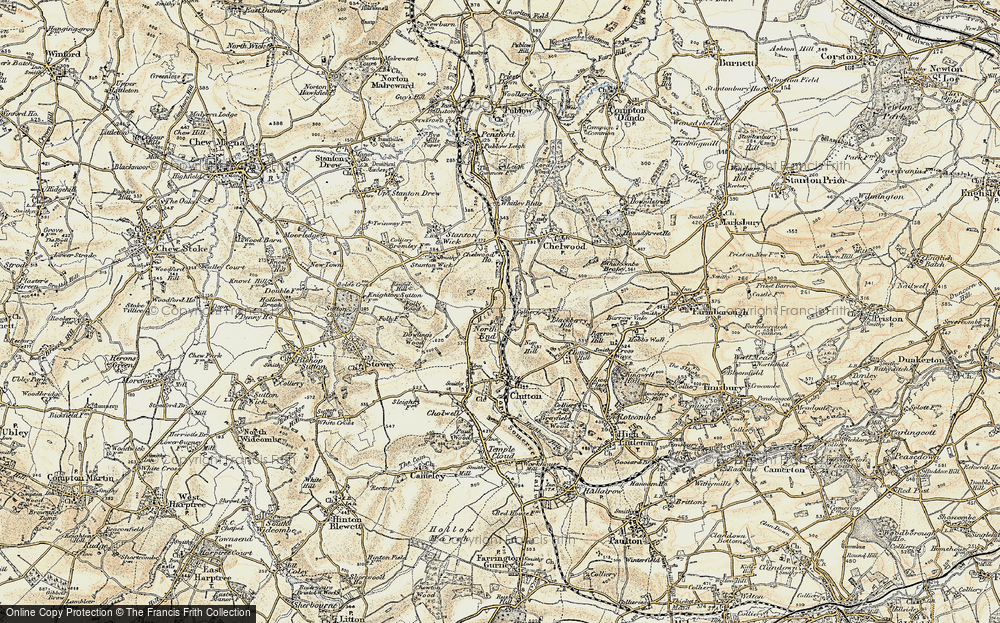 Old Map of Breach, 1899 in 1899