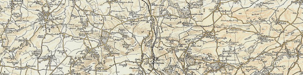 Old map of Breach in 1899
