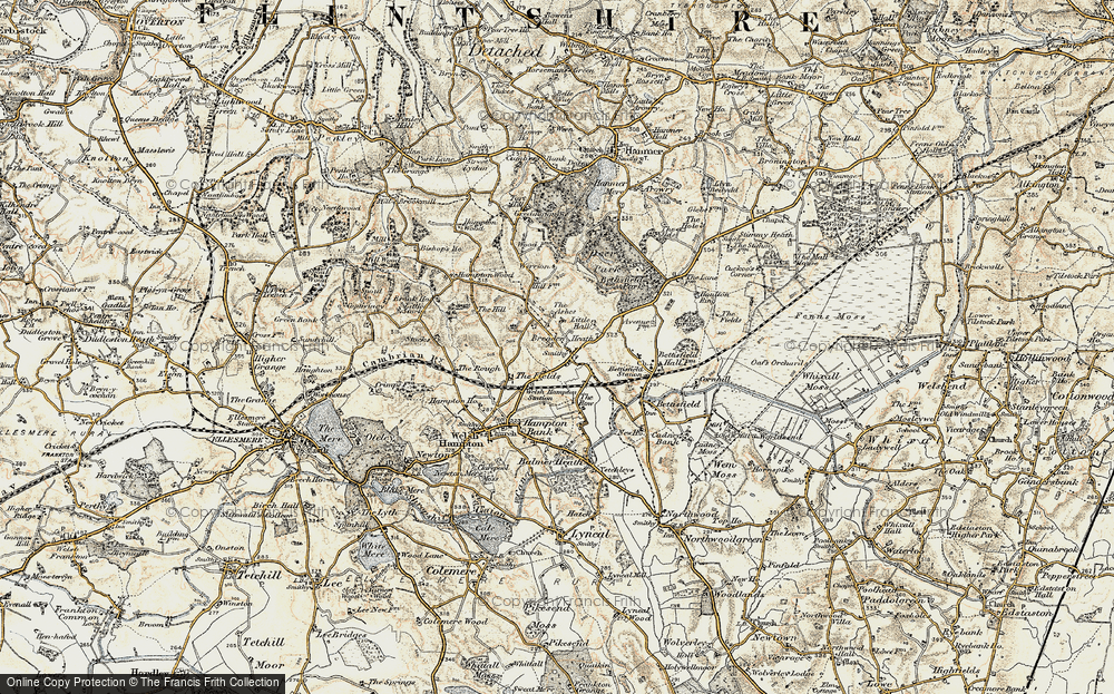 Old Map of Breaden Heath, 1902 in 1902