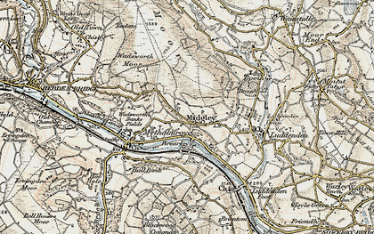 Old map of Brearley in 1903