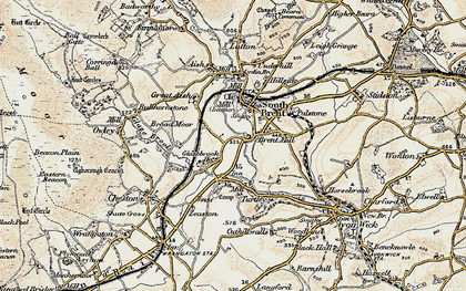 Old map of Brent Mill in 1899