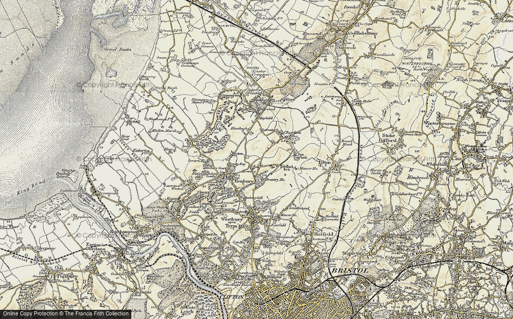Old Map of Brentry, 1899 in 1899