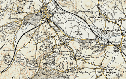 Old map of Brereton in 1902