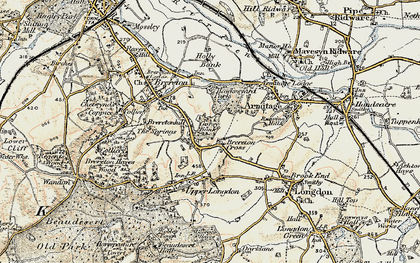 Old map of Brereton Cross in 1902