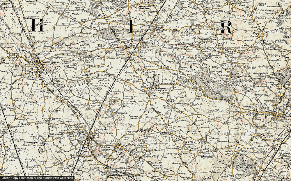 Historic Ordnance Survey Map of Brereton Green, 1902-1903