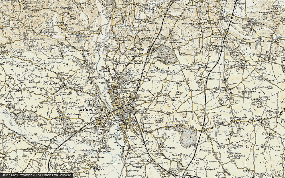 Old Map of Brickfields, 1899-1902 in 1899-1902