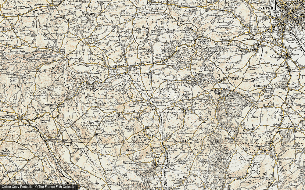 Old Map of Historic Map covering Burnwell in 1899-1900