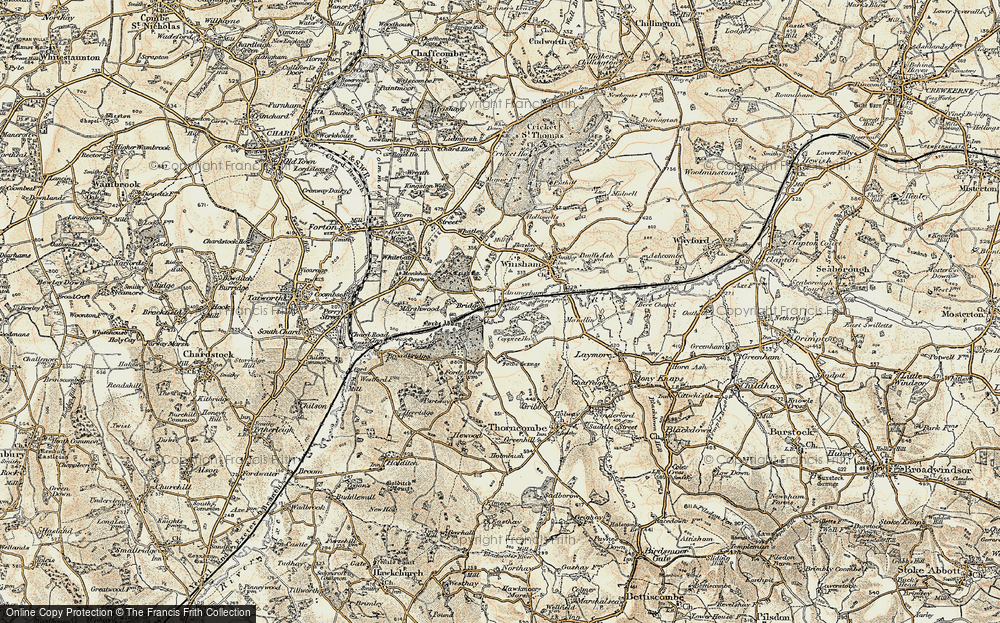 Old Map of Bridge, 1898-1899 in 1898-1899