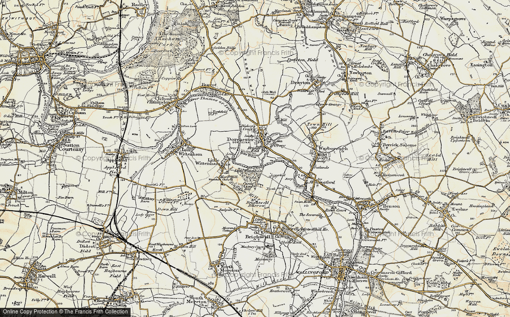 Old Map of Bridge End, 1897-1898 in 1897-1898