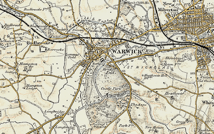 Old map of Barford Wood in 1899-1902