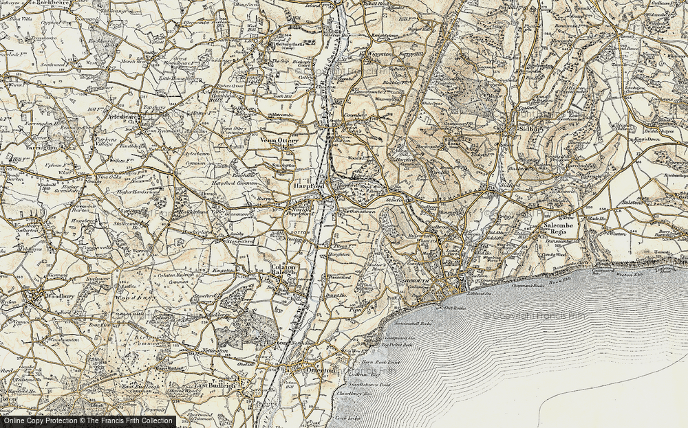 Old Map of Bridge End, 1899 in 1899