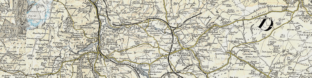 Old map of Bridgeholm Green in 1902-1903