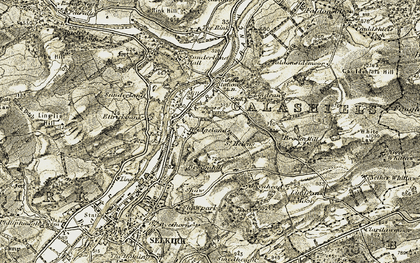 Old map of Bridgelands in 1904