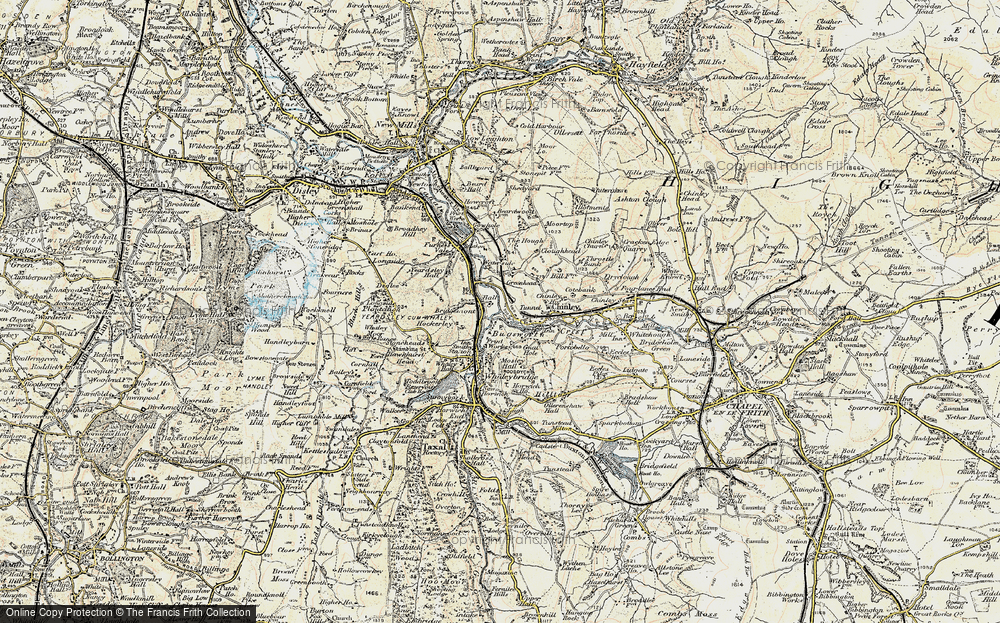 Old Map of Bridgemont, 1902-1903 in 1902-1903