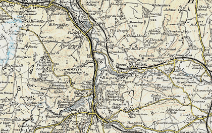Old map of Bridgemont in 1902-1903