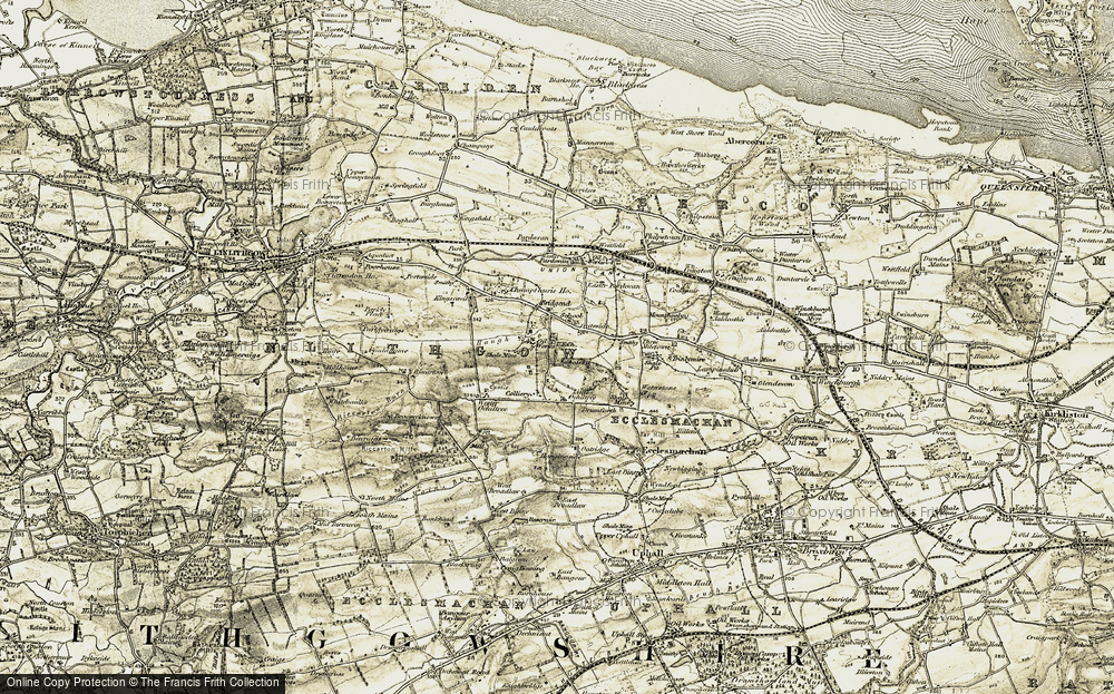 Old Map of Bridgend, 1904-1906 in 1904-1906