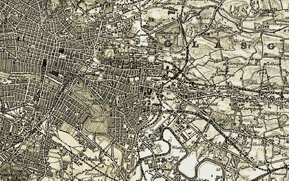 Old map of Bridgeton in 1904-1905