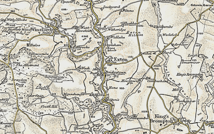 Old map of Bridgetown in 1898-1900
