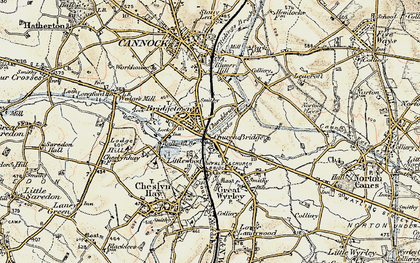 Old map of Bridgtown in 1902
