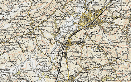 Old map of Brierfield in 1903-1904